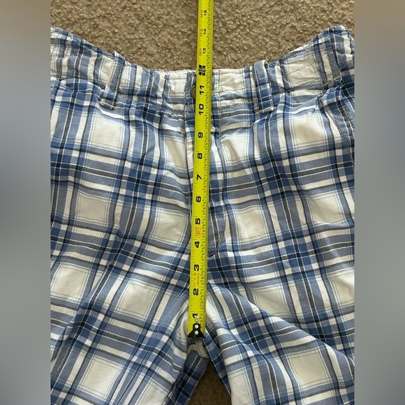 Y2K Abercrombie & Fitch Men’s 32 Heavy Cotton Plaid Shorts - Picture 9 of 10